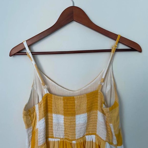 Lined Midi Cotton-blend Dress - Picture 2 of 5